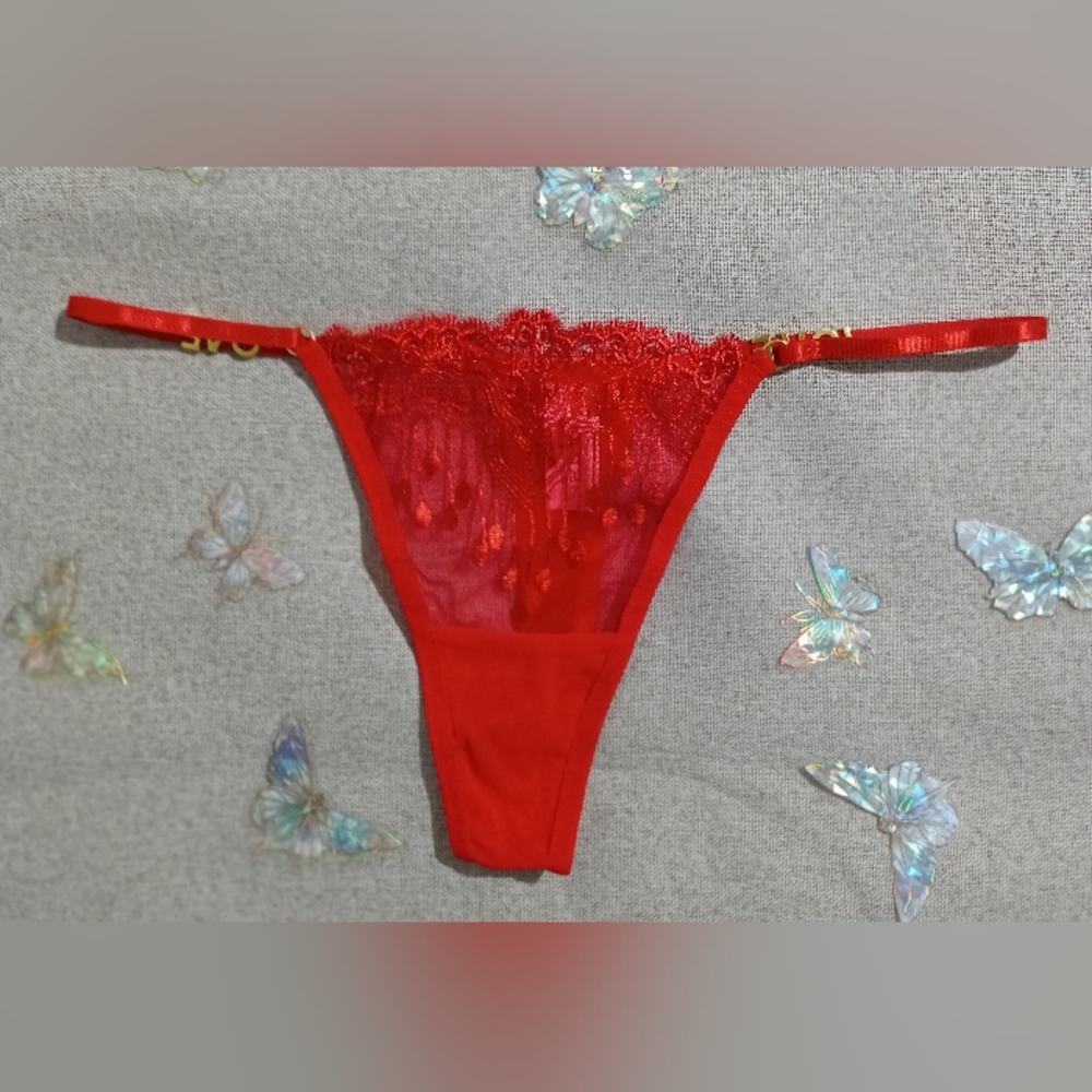LOVE Letter Red Thong